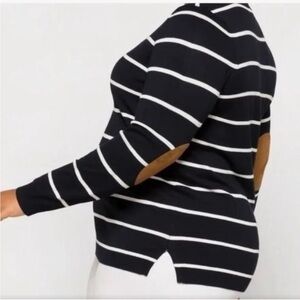 Aubree Elbow Patch Sweater - 2X